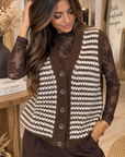 CARDIGAN SOLINE - CHOCO