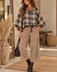 PANTALON FLORA - CAMEL