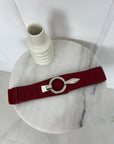 CEINTURE OLIVIA - ROUGE