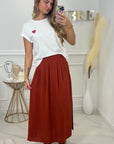 T-SHIRT LOVELY - TERRACOTTA