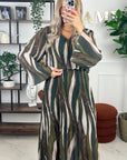 ROBE VICTORIA LONGUE - KAKI