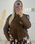 VESTE CLARISSA - CHOCOLAT