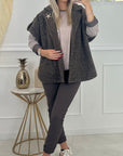 VESTE MARGOT - CHOCOLAT