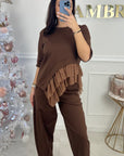 PANTALON LOEVA - CHOCO