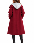MANTEAU GABY - CERISE