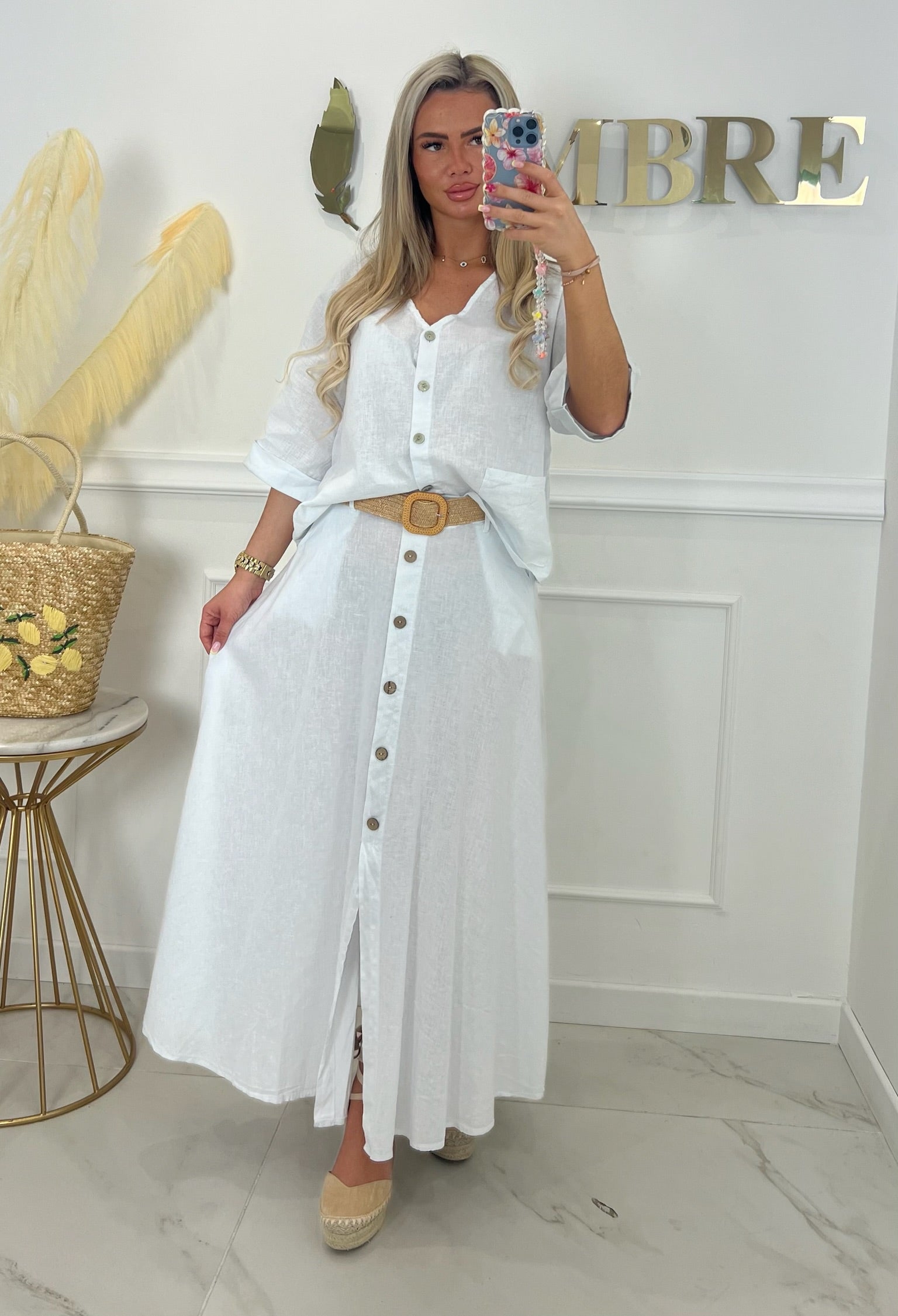 CHEMISE CLAUDIE - BLANCHE