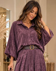 CHEMISE ROMY - PRUNE