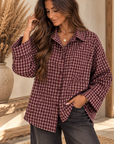CHEMISE CASSIE - CERISE