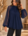 BLOUSE LYZI - BLEU