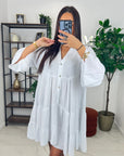 ROBE POLLY - BLANC