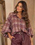 CHEMISE LAURE - CERISE