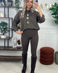 LEGGING THERMIQUE - CHOCOLAT