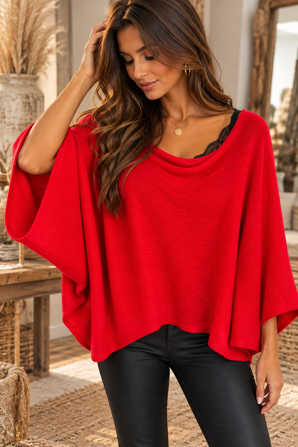 PULL EDIE - ROUGE