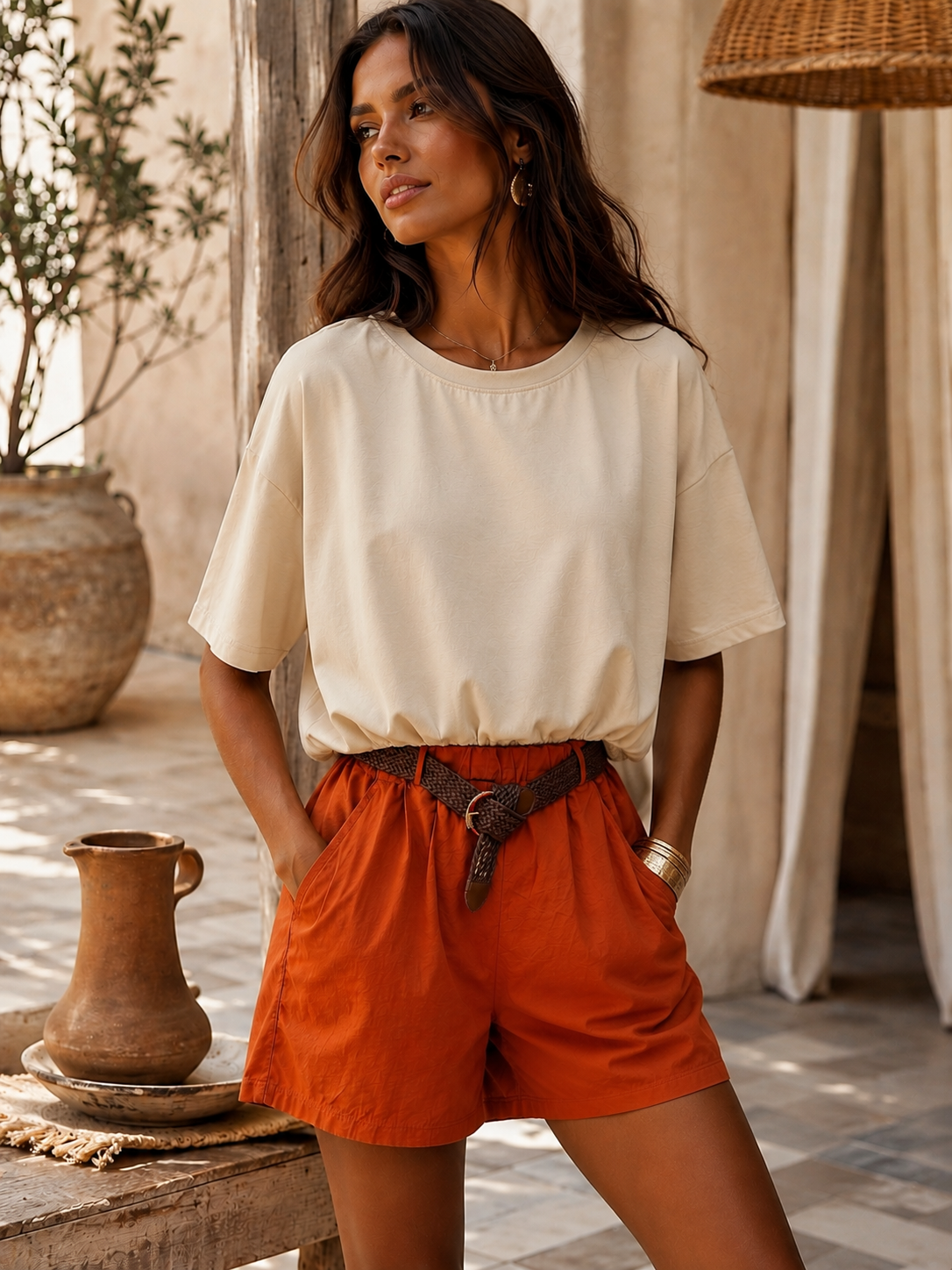 T-SHIRT KYLA - BEIGE
