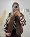 BOLERO REVERSIBLE - CHOCOLAT