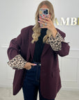 BLAZER NALA - BORDEAUX