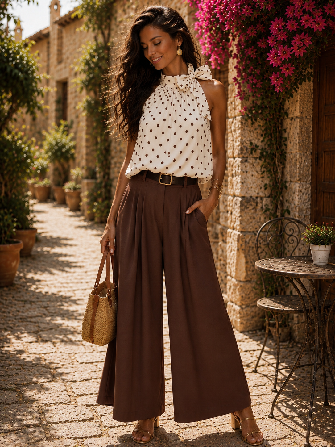 TOP MINA - BEIGE
