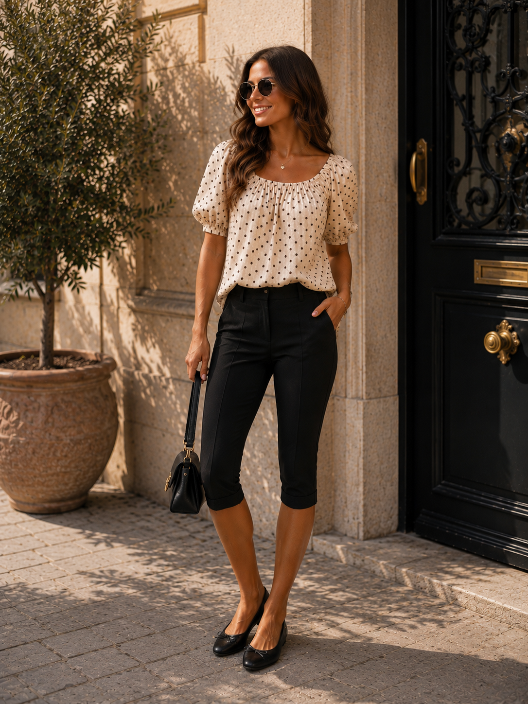 BLOUSE MONA - BEIGE