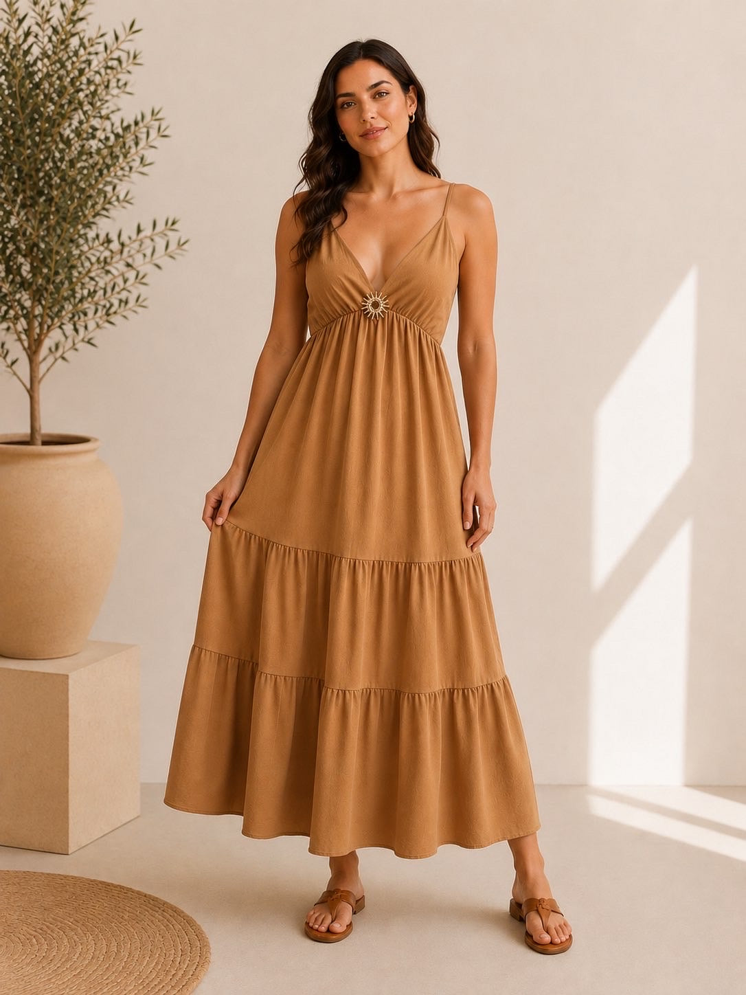 ROBE SUN - CAMEL