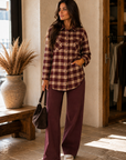 CHEMISE ZOÉ - CERISE