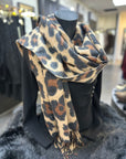 ECHARPE LÉOPARD - CAMEL