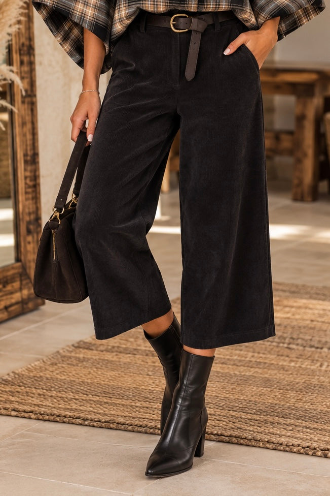 PANTALON FLORA - NOIR