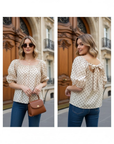 BLOUSE MONA - BEIGE