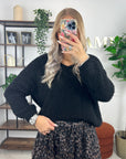 PULL LOUANE - CHOCOLAT
