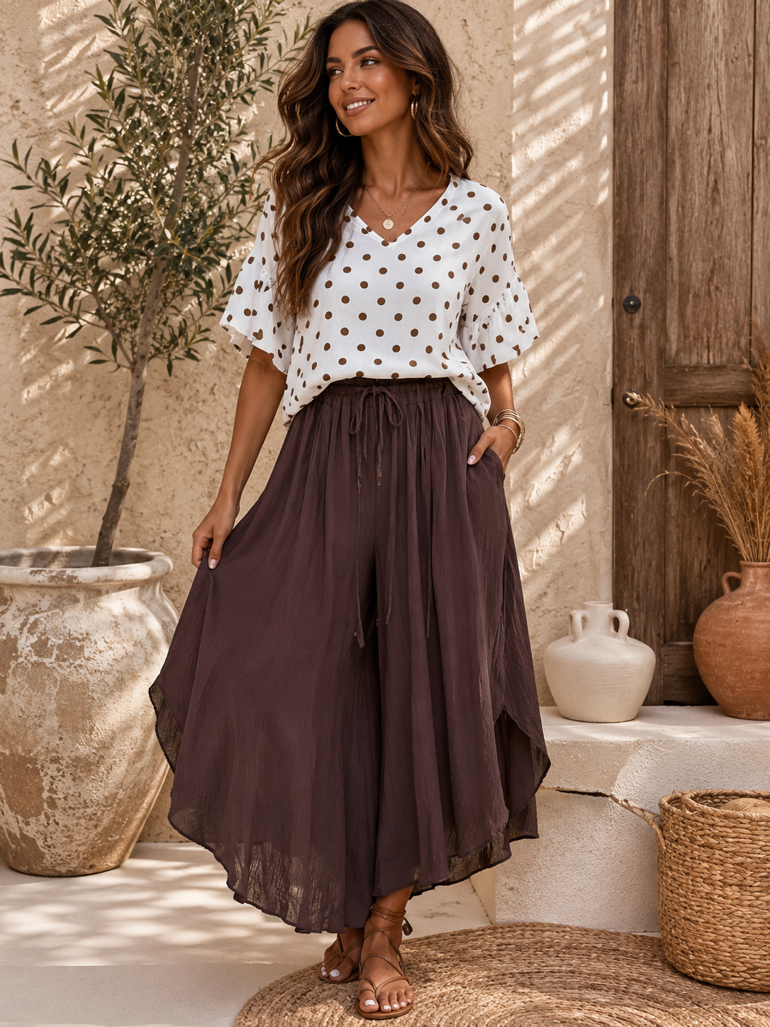 PANTALON DANA - CHOCO