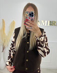 BOLERO REVERSIBLE - CHOCOLAT