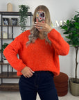 PULL LOUANE - ORANGE
