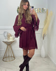 ROBE CORALIE - BORDEAUX