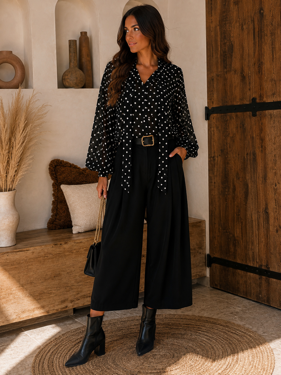 BLOUSE ROMY - NOIR
