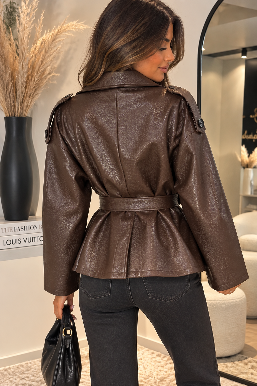 VESTE KENZA - CHOCO