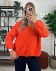 PULL LOUANE - ORANGE