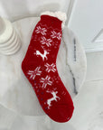 CHAUSSETTES RENNE + FLOCONS ROUGE