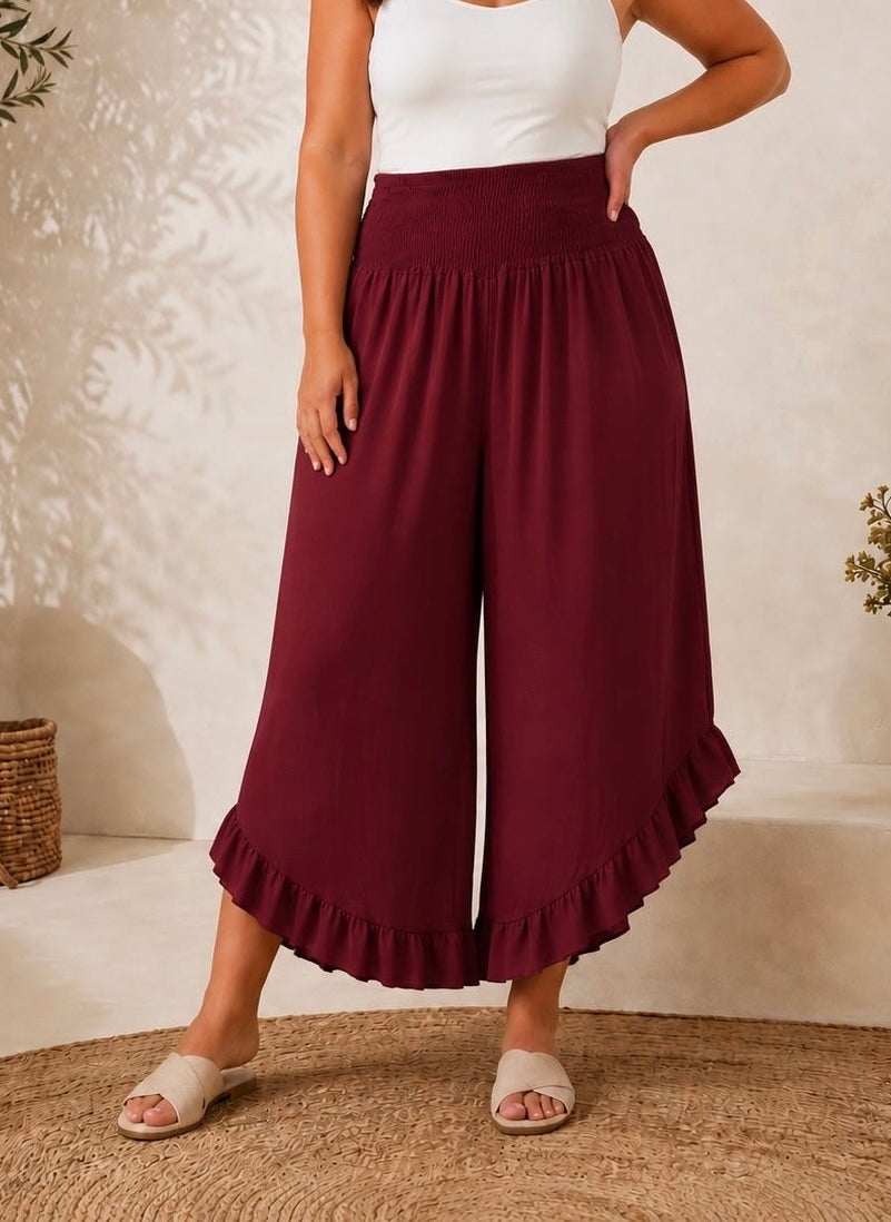 PANTALON NILA - CERISE