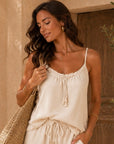 TOP CLEO - BEIGE