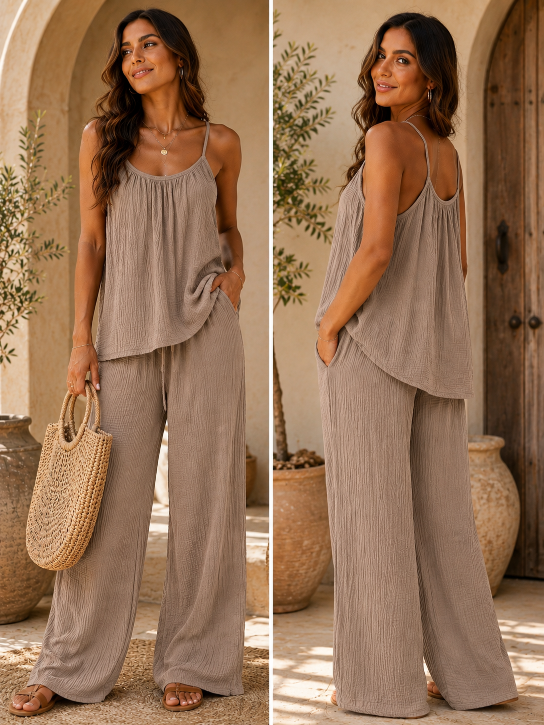 TOP ENOLA - TAUPE