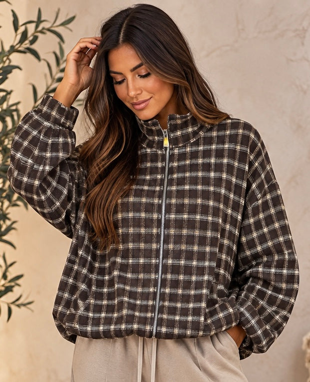 VESTE ARIA - CHOCO