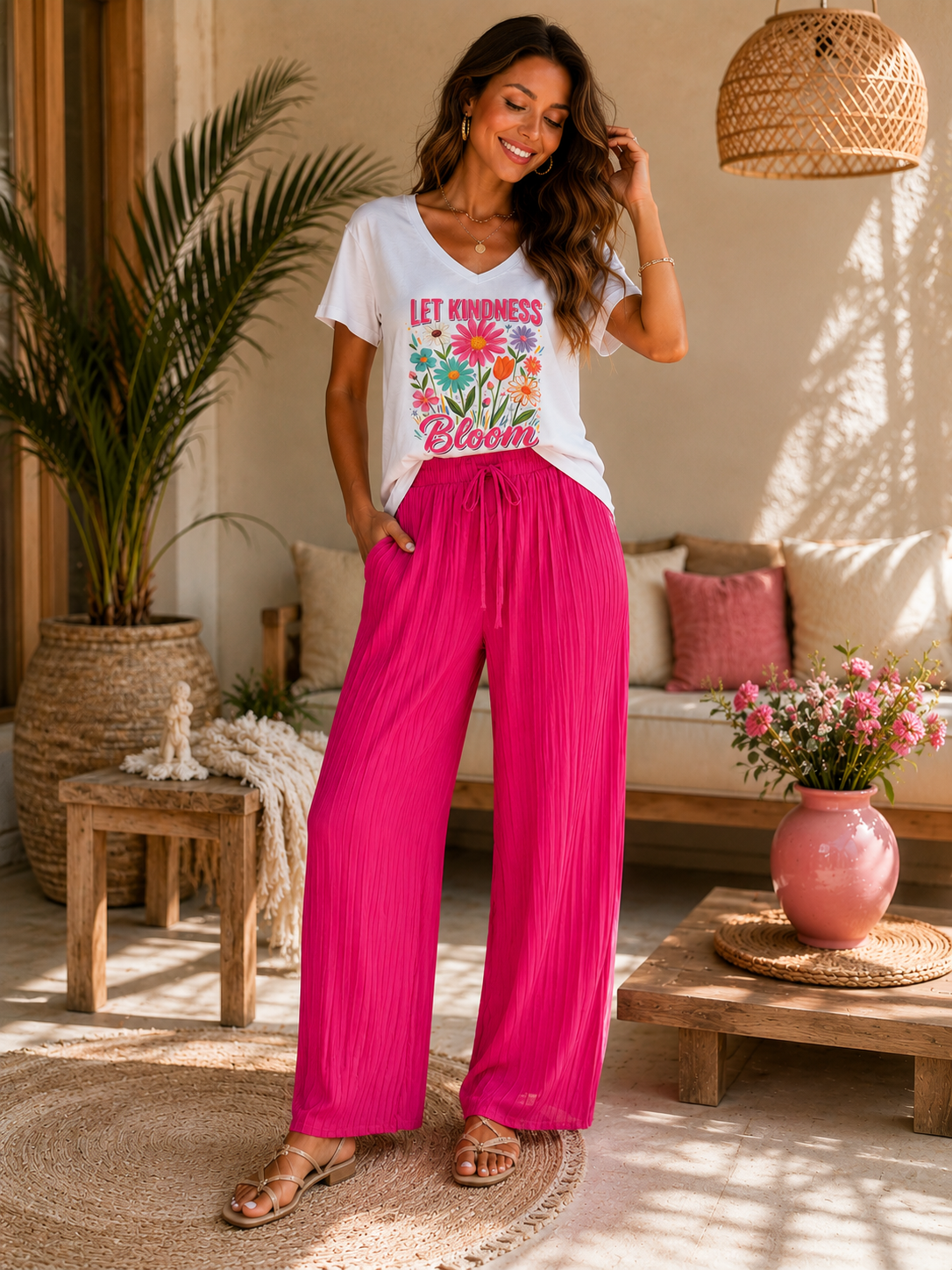 PANTALON KELLY - ROSE
