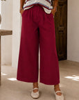 PANTALON LANA - CERISE