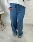 PANTALON LARGE EN JEAN