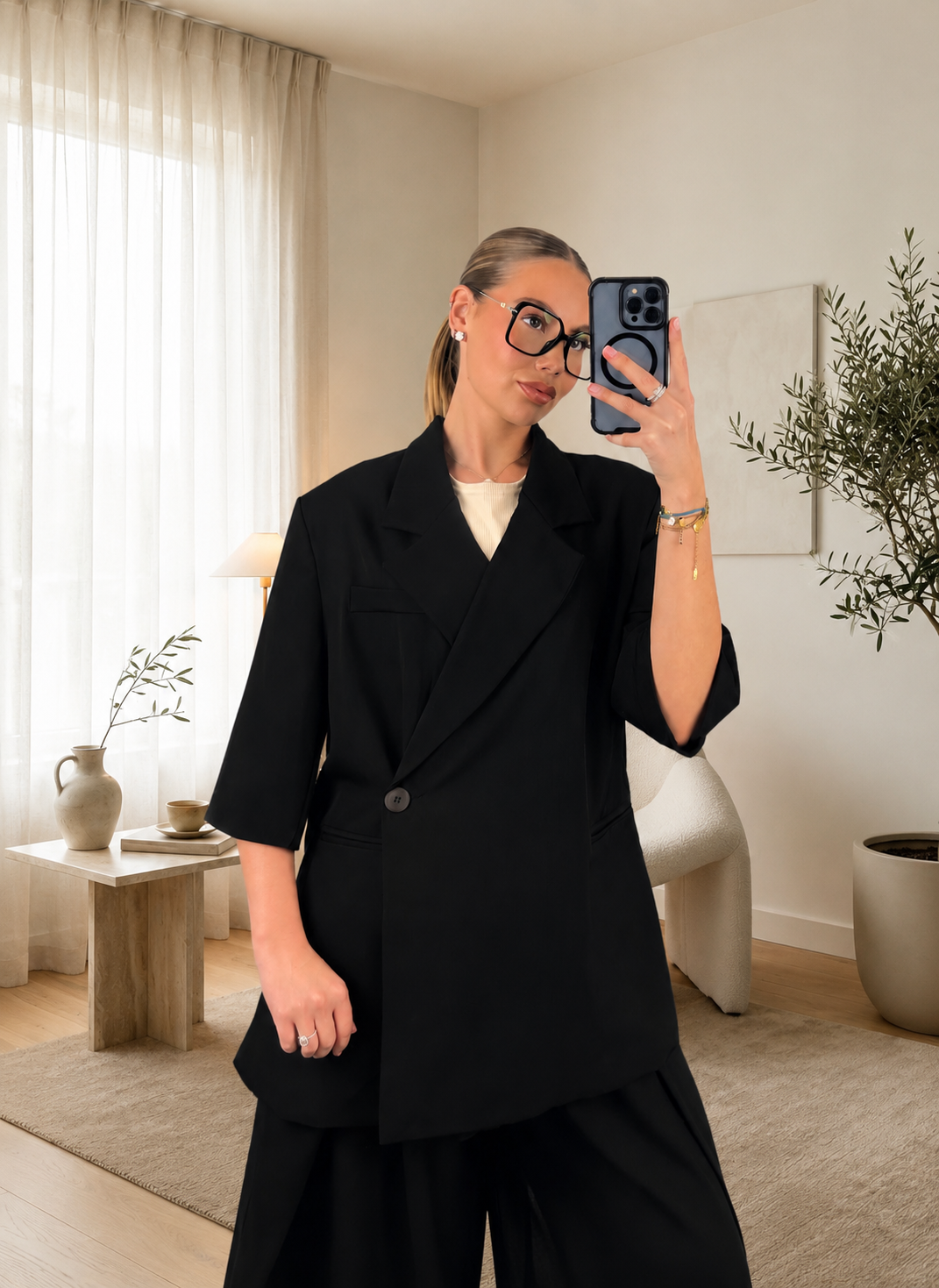 BLAZER ENNA - NOIR