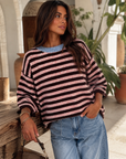 PULL IZÏA - CERISE