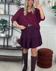 PULL ZELIE - BORDEAUX