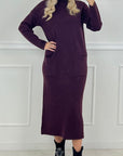 ROBE NINON - BORDEAUX