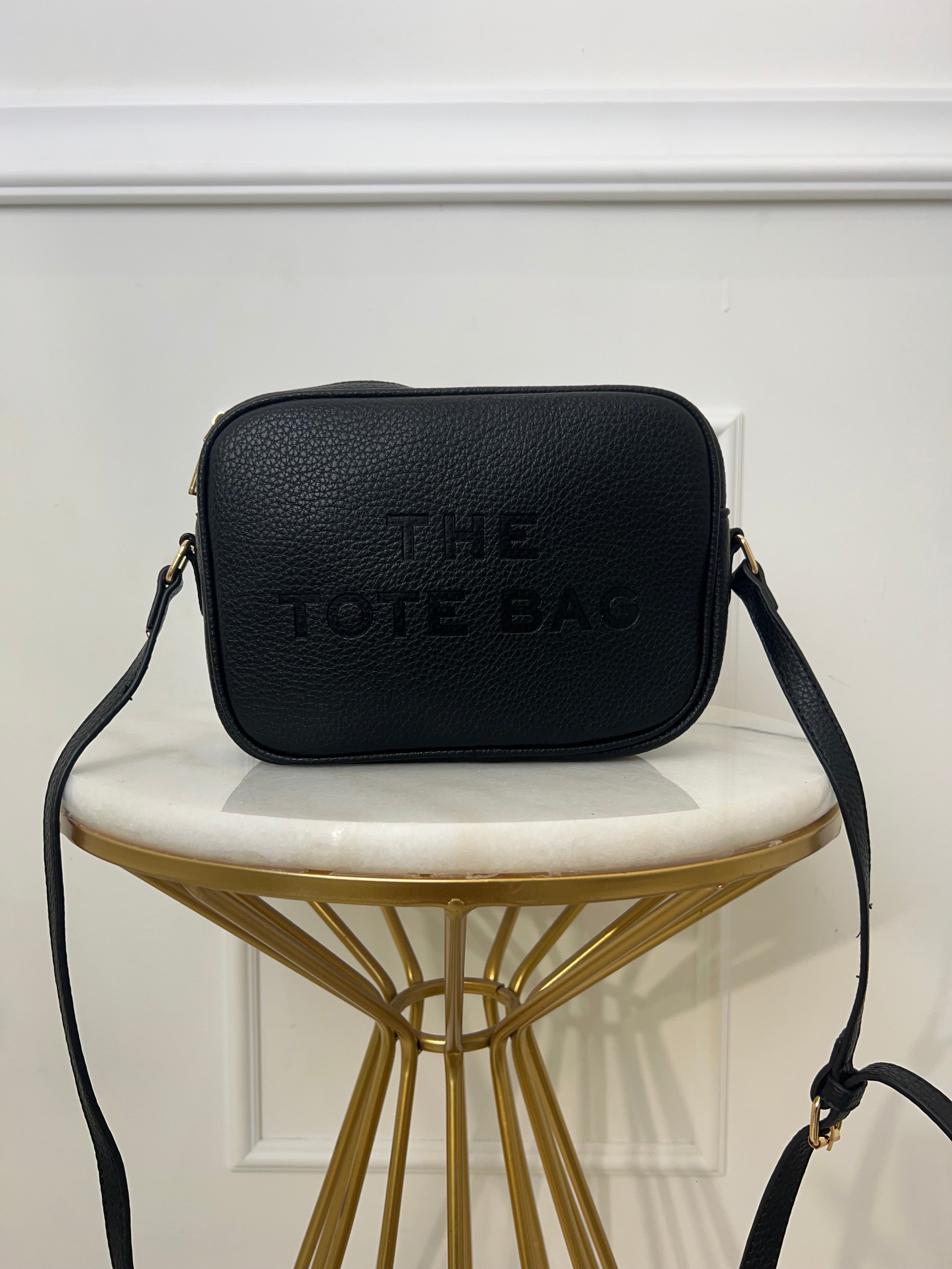 SAC À BANDOULIÈRE TOTE BAG - NOIR