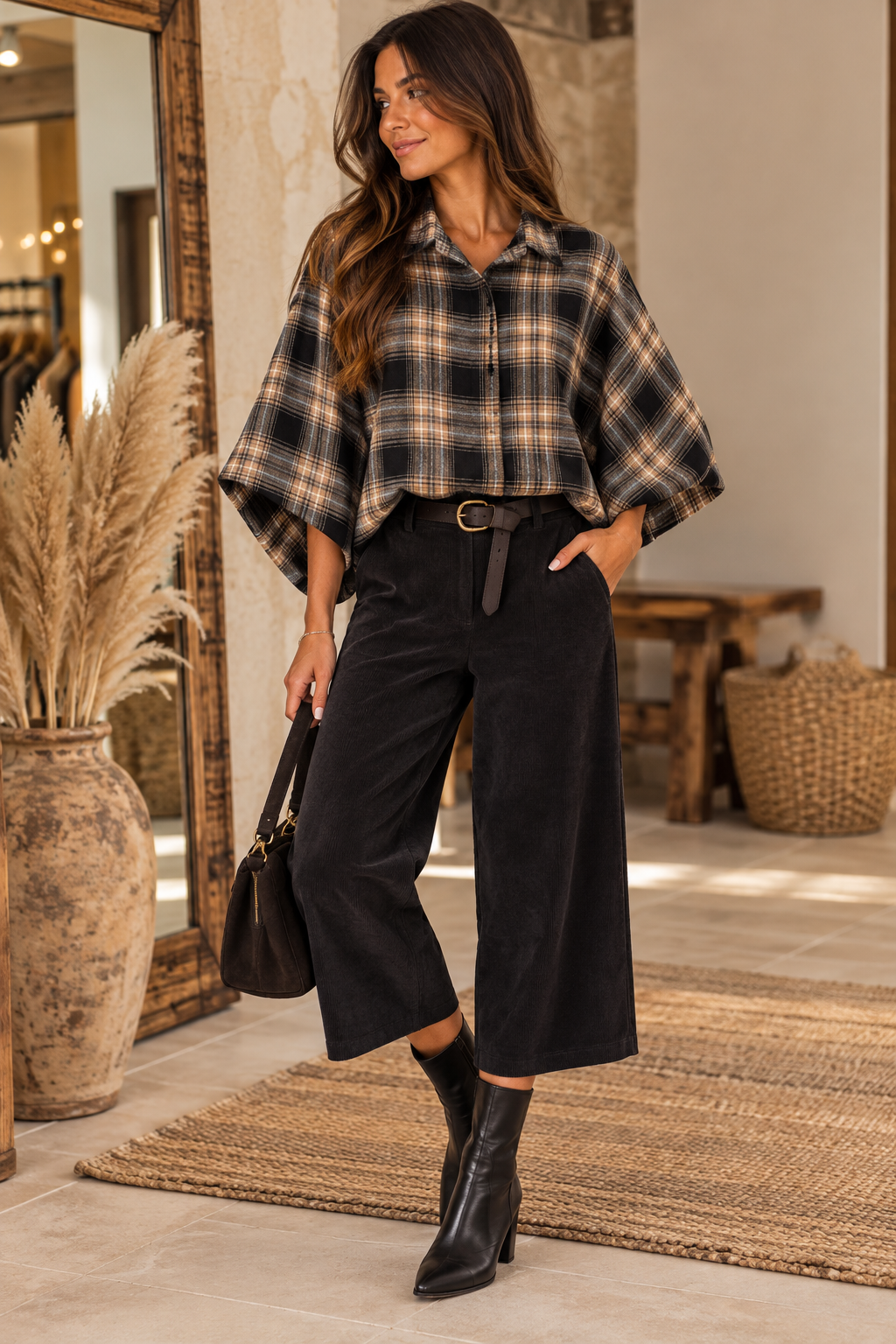 PANTALON FLORA - NOIR