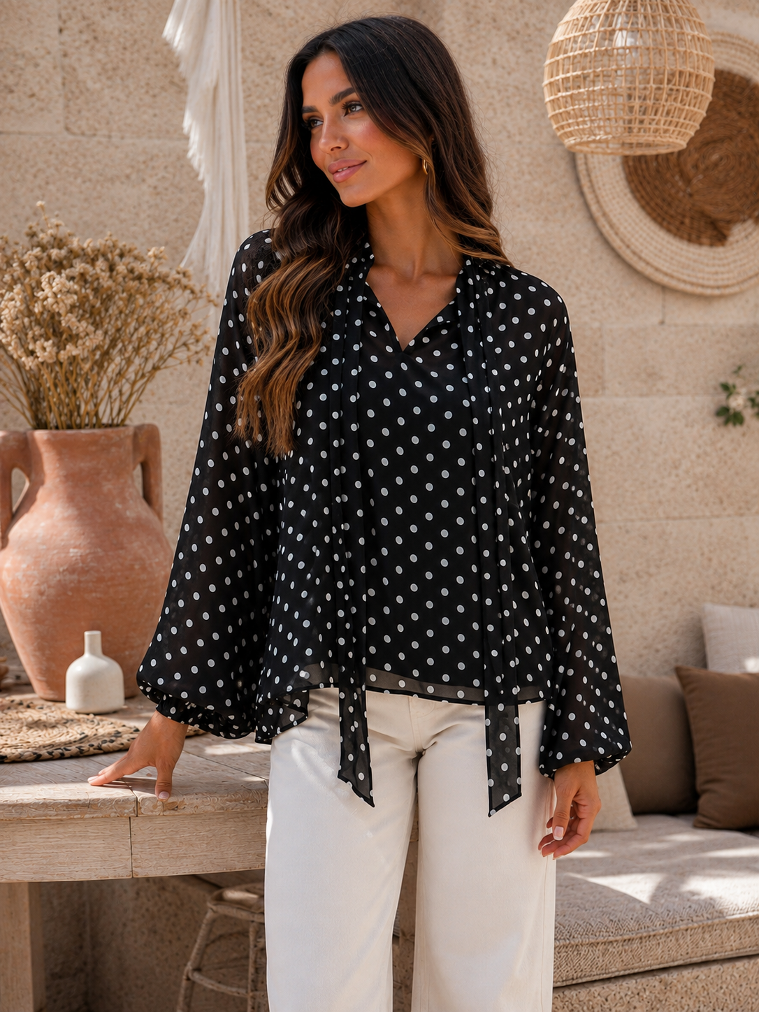 BLOUSE ROMY - NOIR